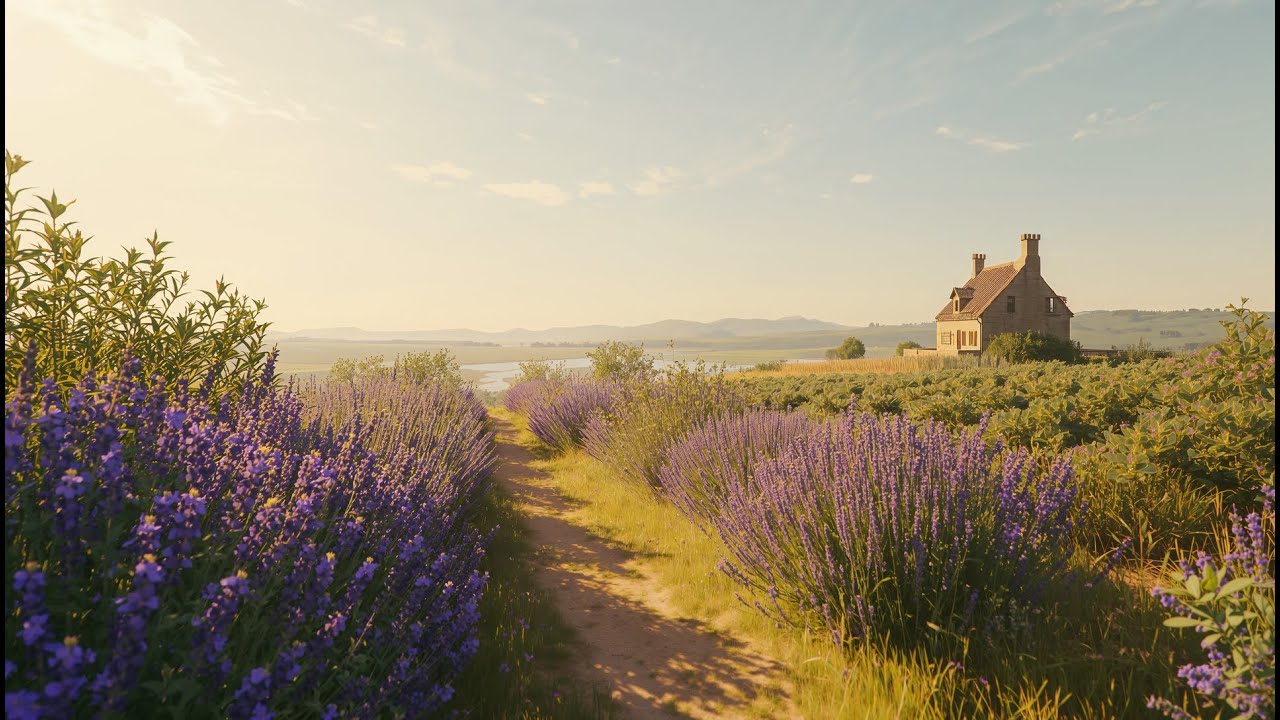 Cozy Medieval Lofi – Lavender & Herb Garden to Chill & Unwind