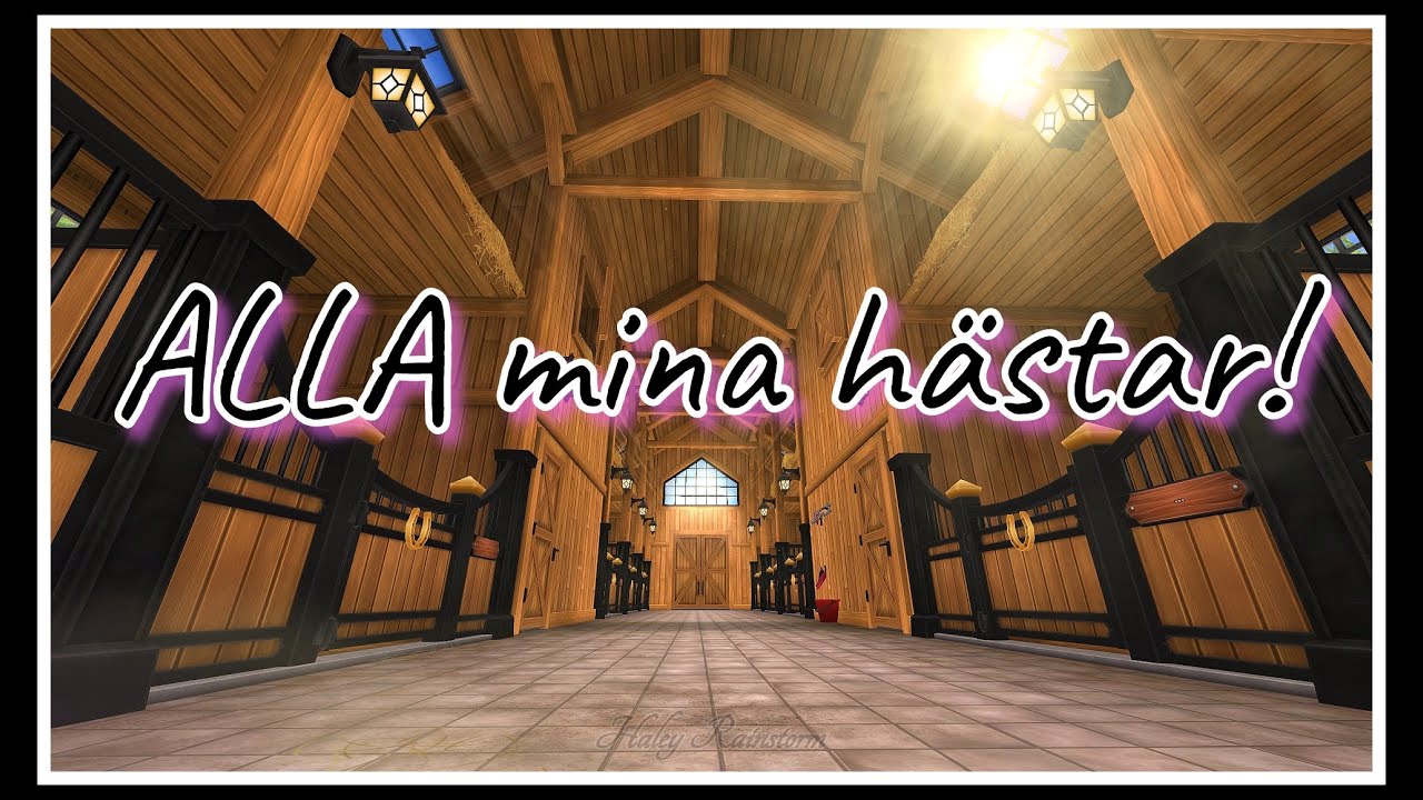 L̶e̶v̶l̶i̶n̶g̶s̶h̶ä̶n̶g̶ - Lördagshäng - ALLA mina hästar