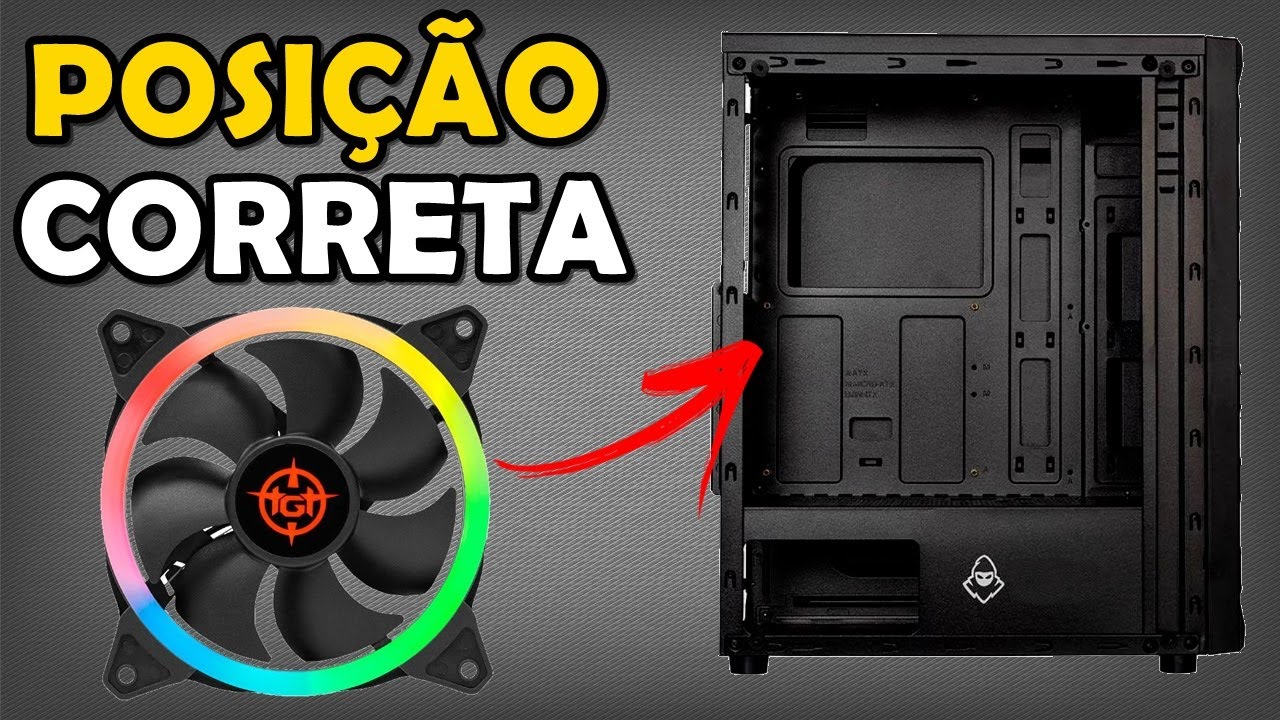 Qual a Posi&ccedil;&atilde;o Correta Para Instalar as Ventoinhas (FANs) no seu Gabinete?
