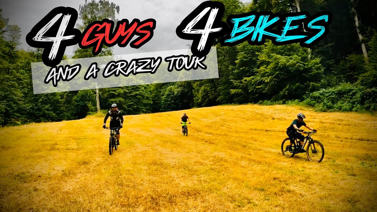 4 Guys 4 Bikes and a crazy Tour MTB Heidelberg Enduro Tour Heiligenberg Mausbach Trail Kloster Trail