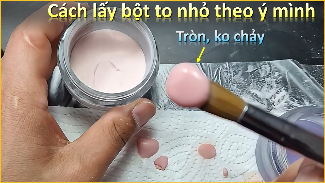 Cách lấy bột to nhỏ theo ý mình -- Điệp Nguyễn