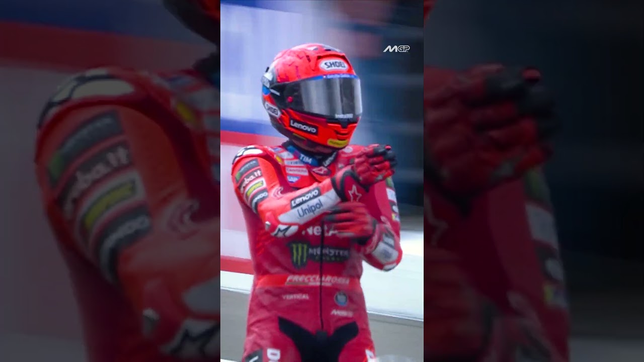 Aura farming celebration for Marc Marquez🕺 | 2025 German GP