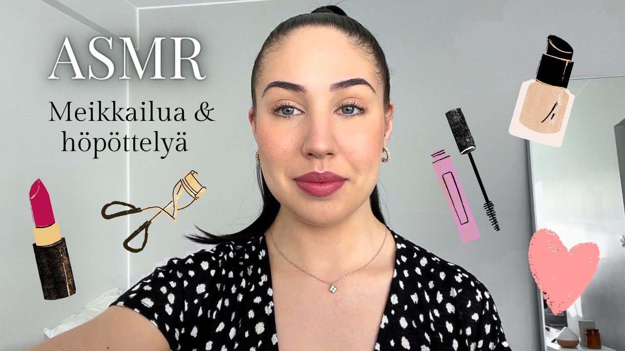 ASMR SUOMI - Aamupalahetki 🍓☕️ (Meikkailua ja höpöttelyä)
