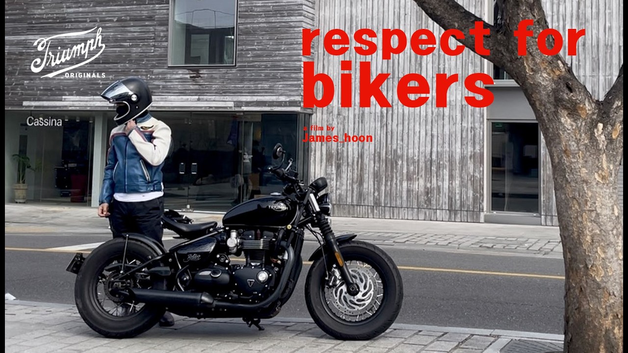 바버와 즐기는 덕수궁돌담길 아침 라이딩 | 고궁 돌담길 본네빌과 함께 | 휴일 도심속 한가롭고 여유로운 라이딩 일상 브이로그영상