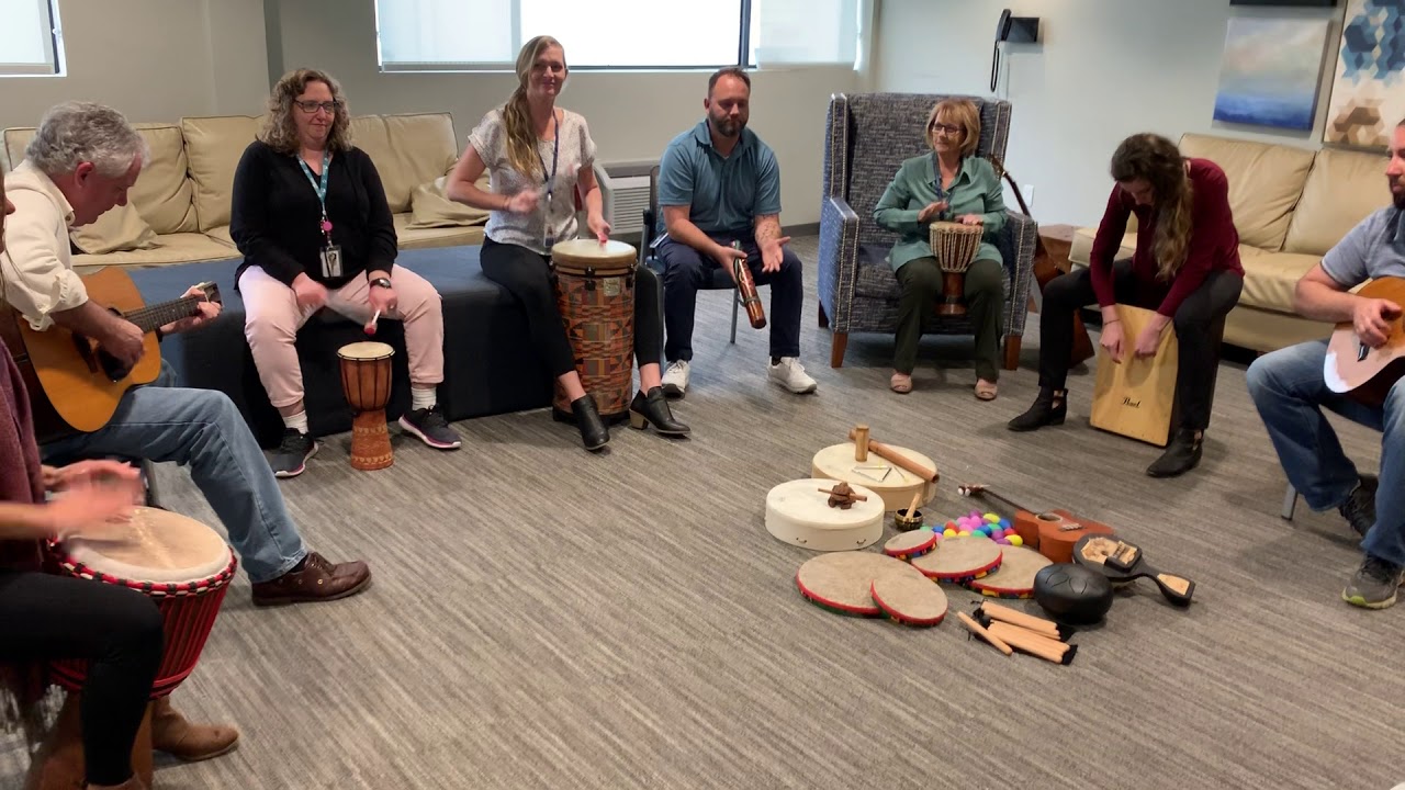 Music Therapy Drum Circle at Riverside Recovery