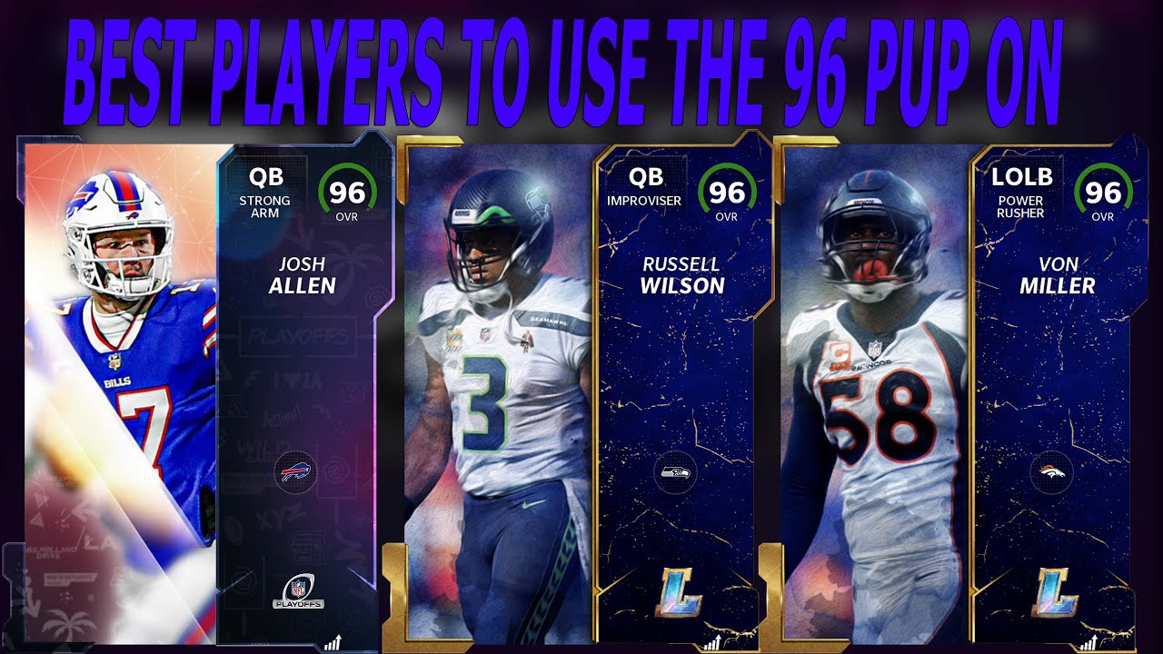 BEST PLAYERS TO USE YOUR 96 OVR POWER UP PASS! MADDEN 22 ULTIMATE TEAM