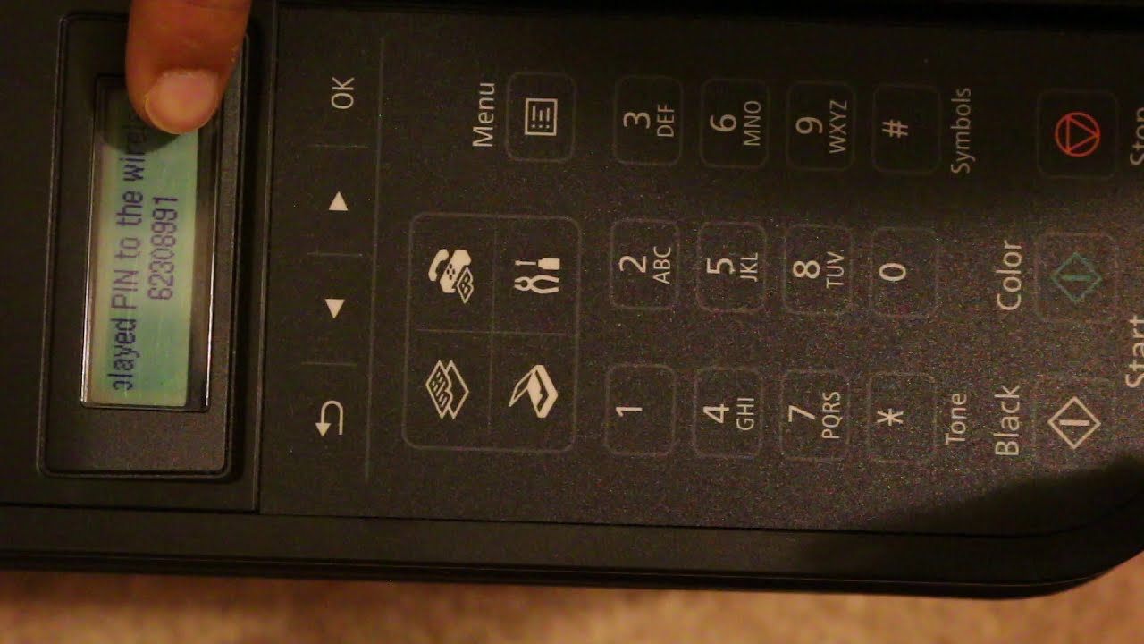 How to find WPS PIN Number of ANY Canon printer ?