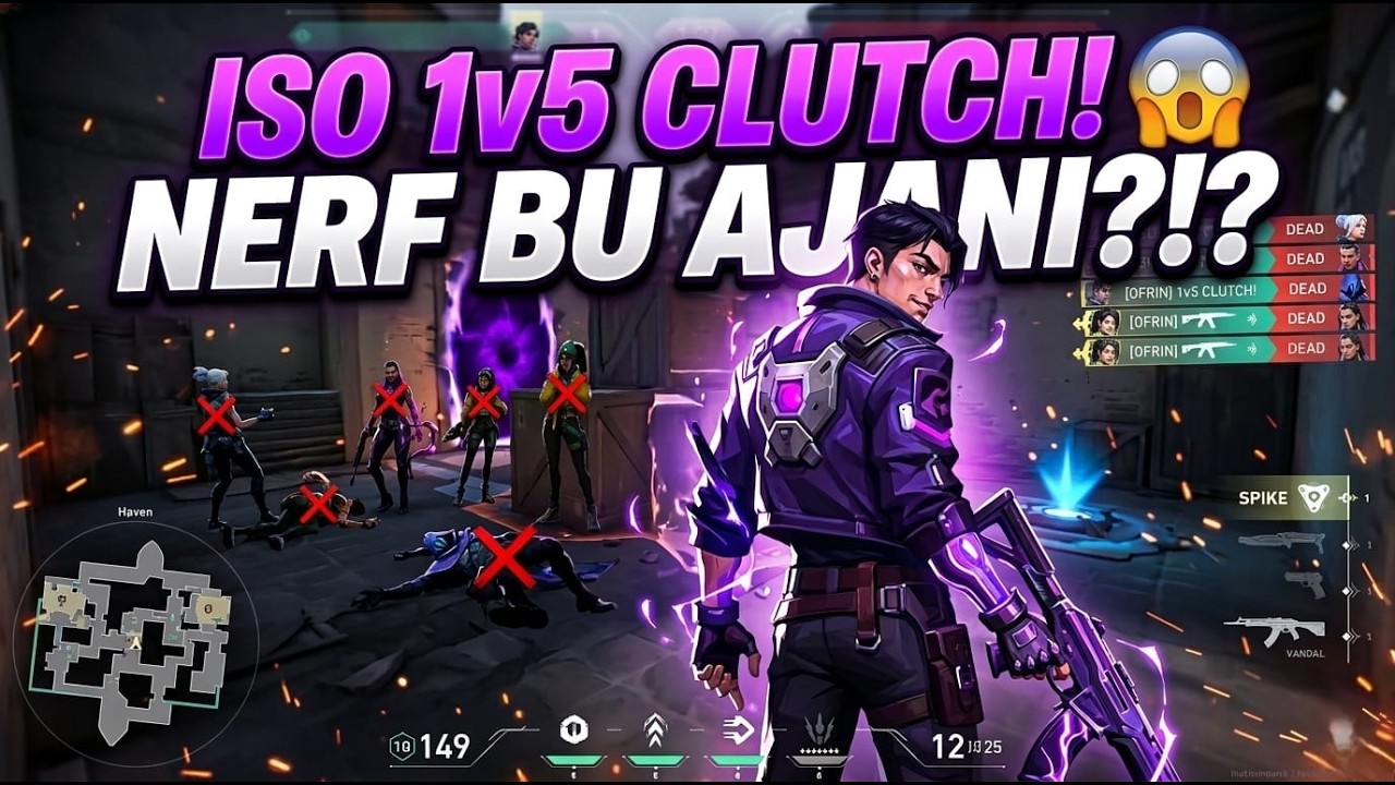 İLK ELDE 1v5 ATTIM VE HAYATIM DEĞİŞTİ! ISO Clutch 💀😂