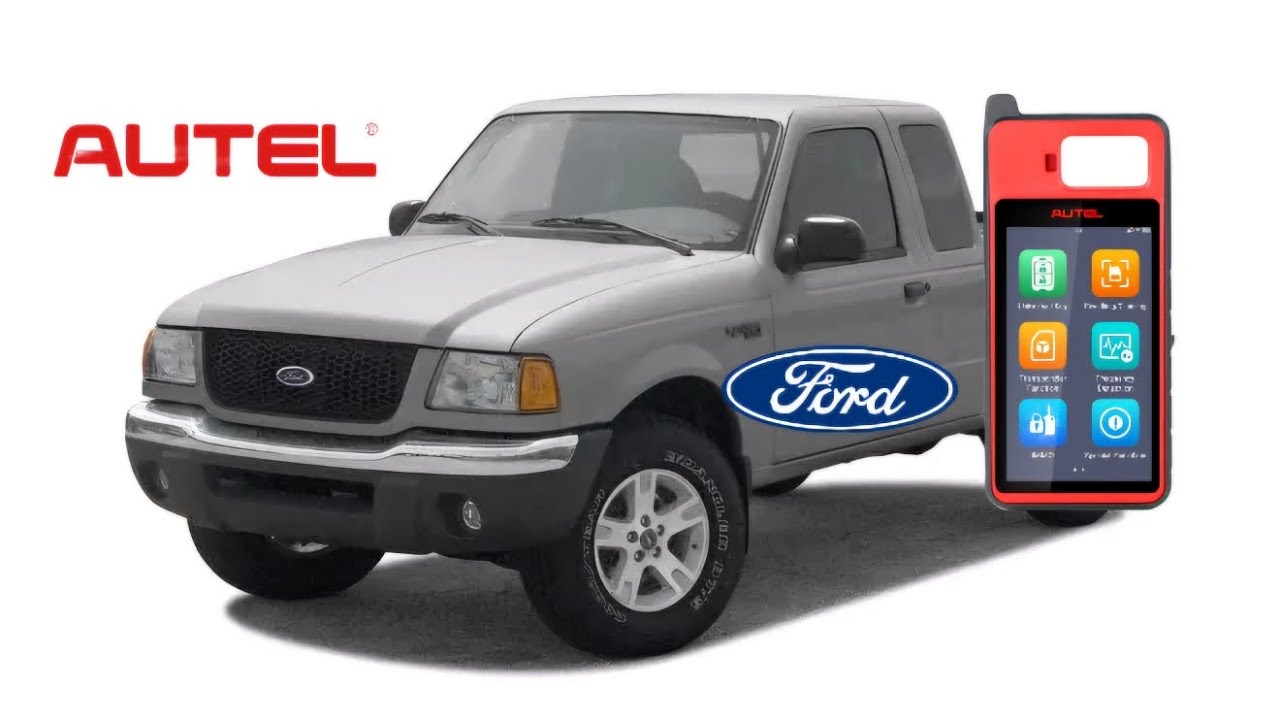Ford Ranger all keys lost Autel KM100 02-12