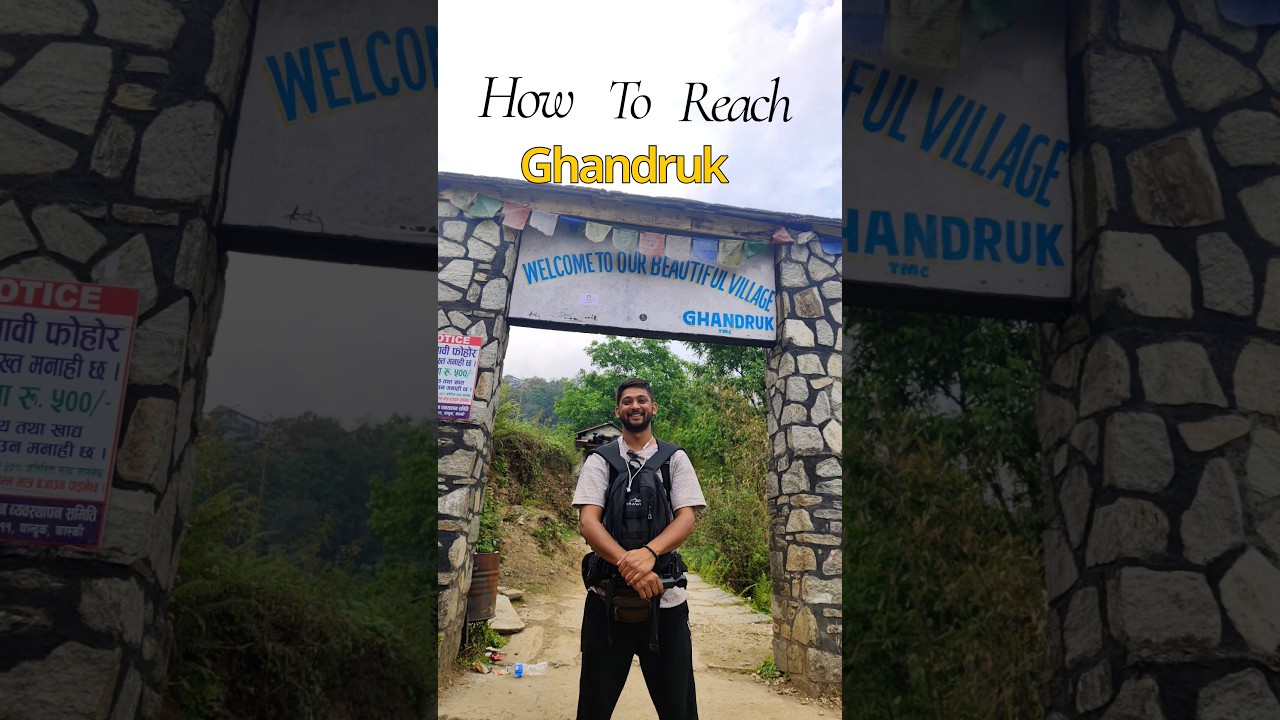How to go to Ghandruk How to reach Ghandruk #youtubeshorts #ghandruk #ghandrukvillage #ytshorts
