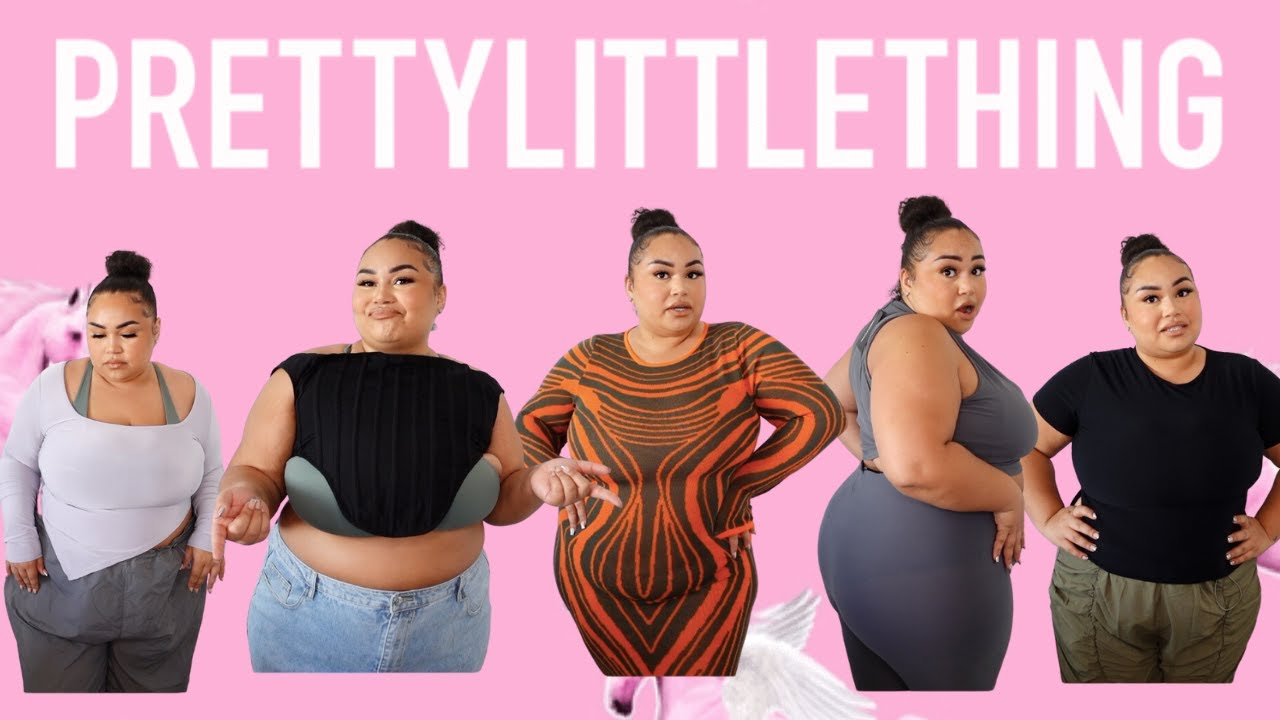 HUGE PRETTY LITTLE THING TRY-ON HAUL | PLUS SIZE FASHION | PLT CURVE