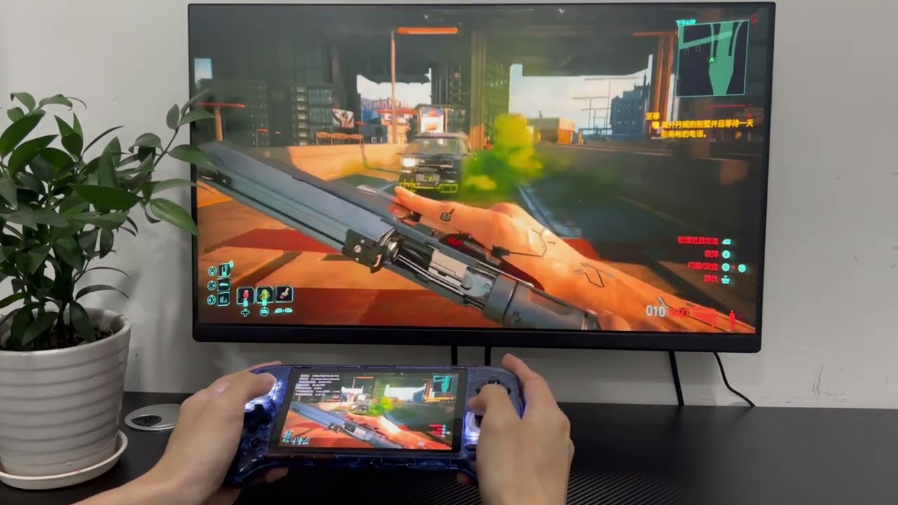 ANBERNIC RG556:Moonlight game Streaming for PC demonstration