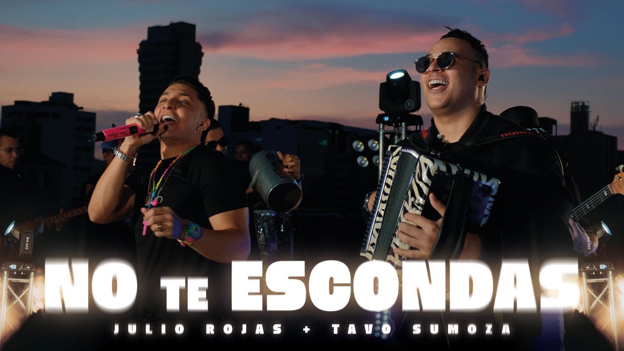 No Te Escondas M&aacute;s - Julio Rojas & Tavo Sumoza - #EnVivo