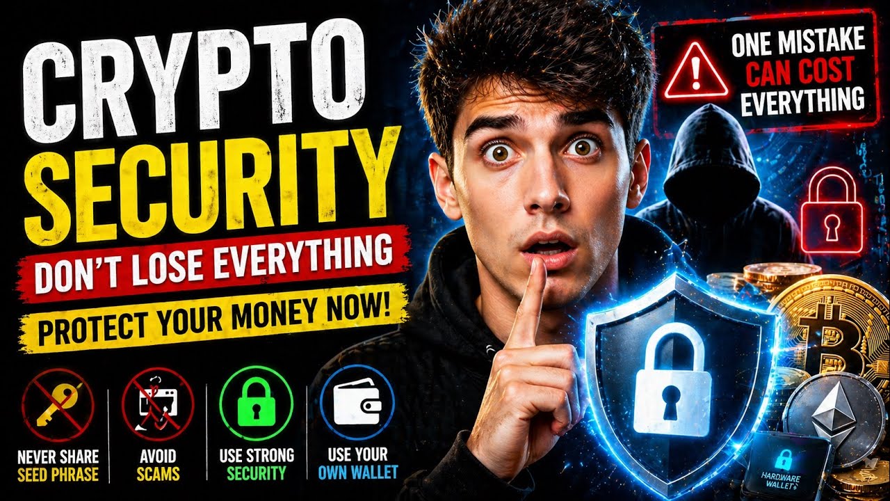 One Mistake = Lose Everything (Crypto Security Guide)