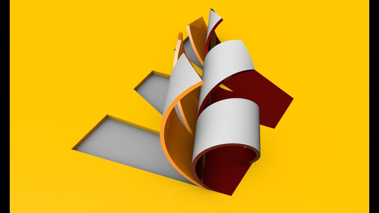 Unfolding Text Tile using Bend in Cinema 4D Tutorial
