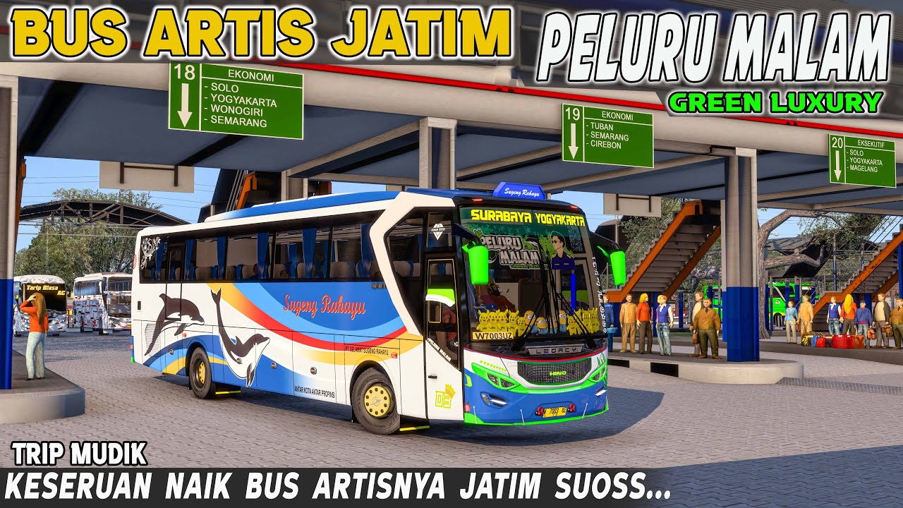 TRIP MUDIK LEBARAN 2023‼️ Mudik naik Bus Artis 