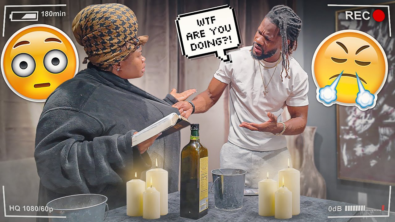 Practicing A Dark Spirit Ritual In My Brother's House - PRANK * HE LOST IT*