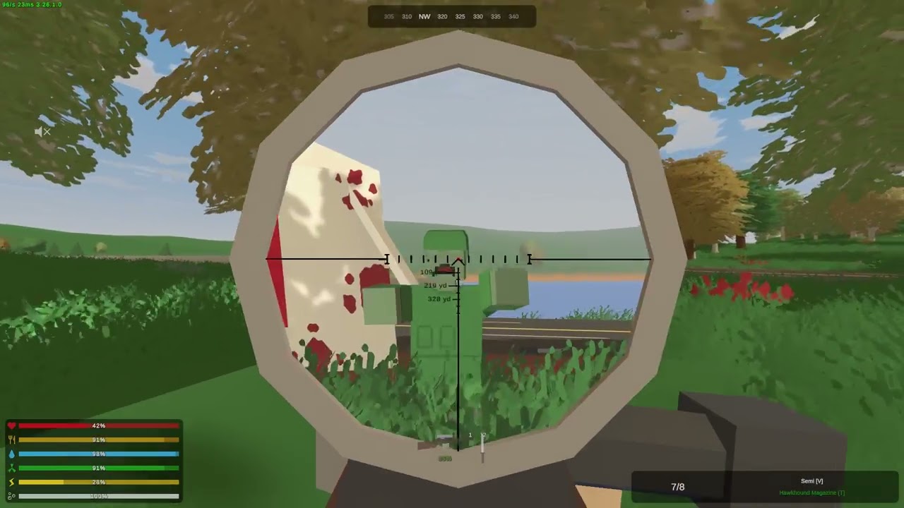 Guns, destroyed vehicles, and at the end we found the secret op bunker