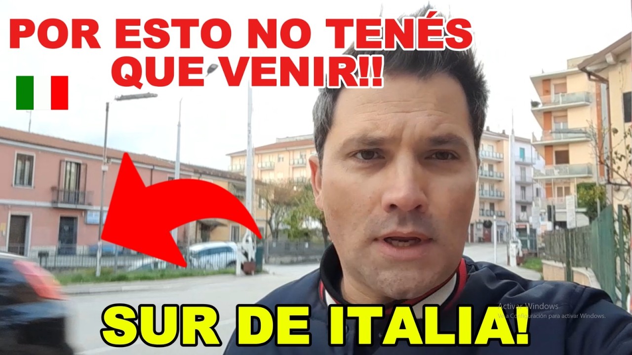 EL SUR DE ITALIA ESTÁ MUERTO - POR ESTO NO TENÉS QUE VENIR!!