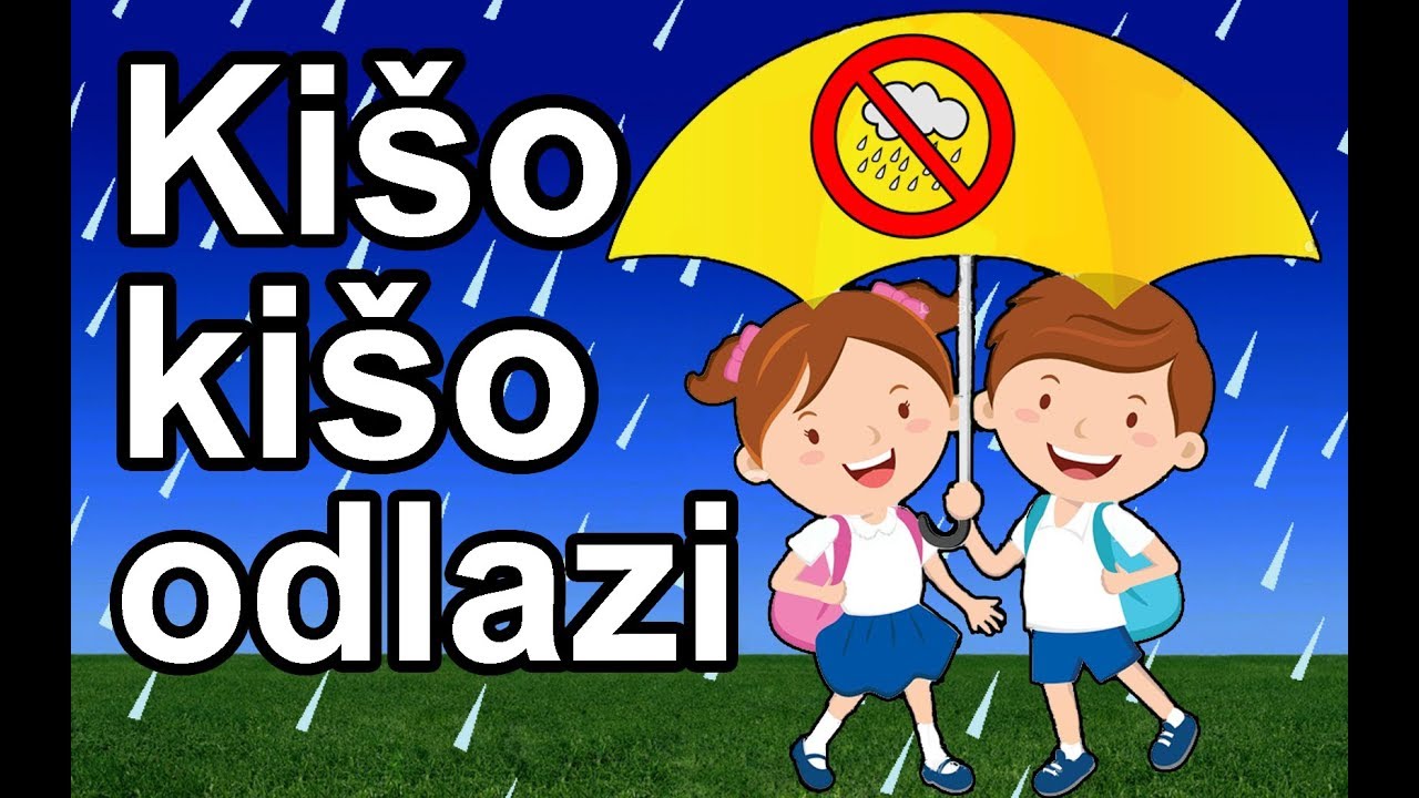 Ki&scaron;o, ki&scaron;o odlazi - Pesmice za decu | Rain Rain Go Away - Dečija pesmica - Learn with Nursery Rhymes