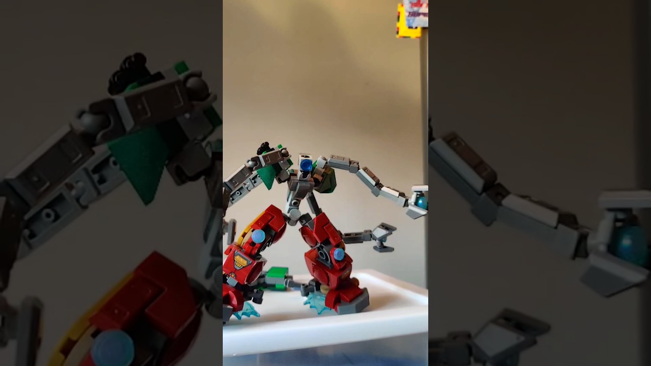 #Lego Mecha Super Combo!!! #mech #combo #figure #new #build #test #moc #legofigure