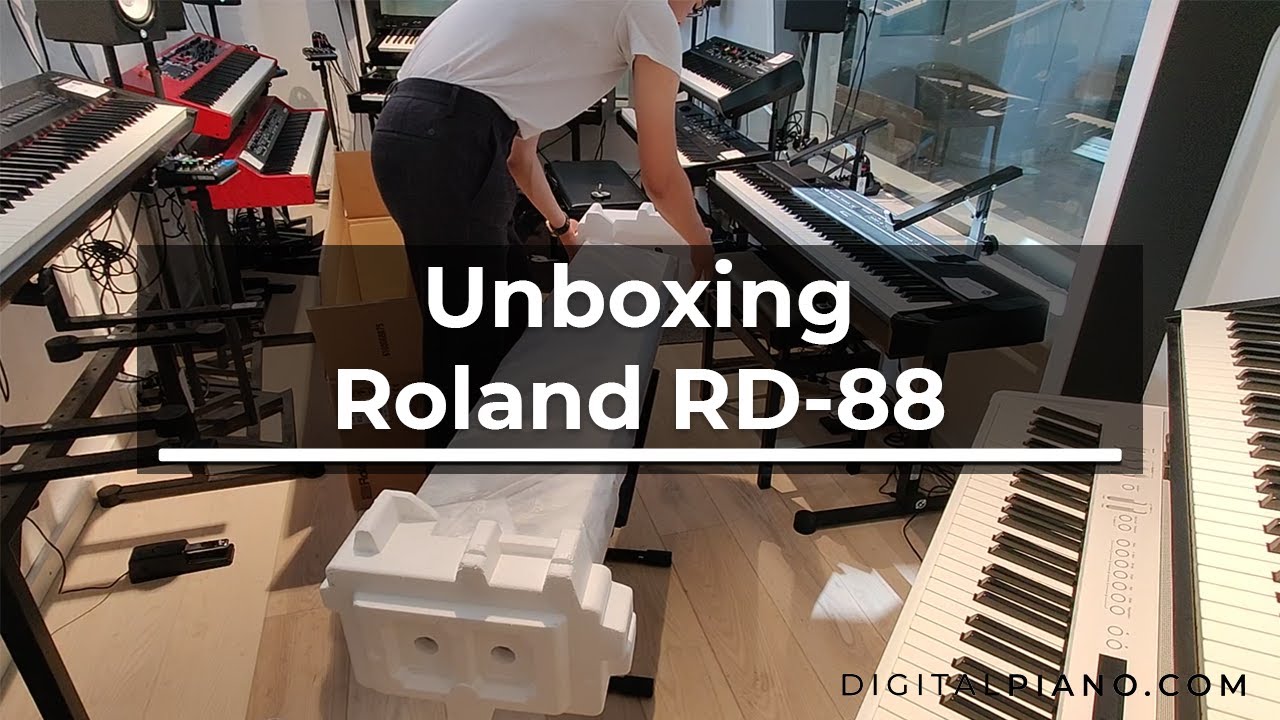 Unboxing Roland RD-88 | Digitalpiano.com