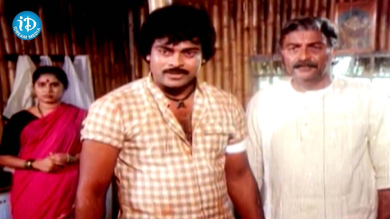 Chiranjeevi Interesting Vintage Scene | Chiranjeevi & Urvashi Superhit Movie | Rustum | iDream