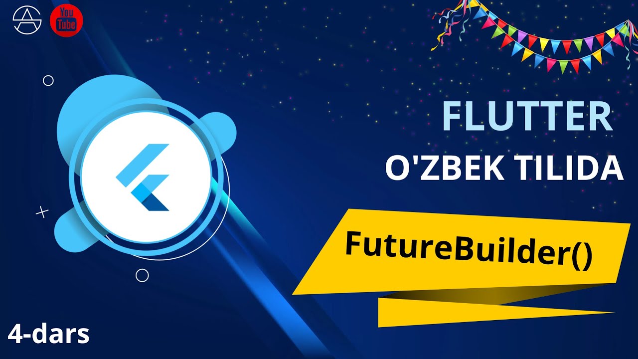 Flutterda FutureBuilder va DIo package bilan ishlash | Flutter ozbek tilida 4-dars