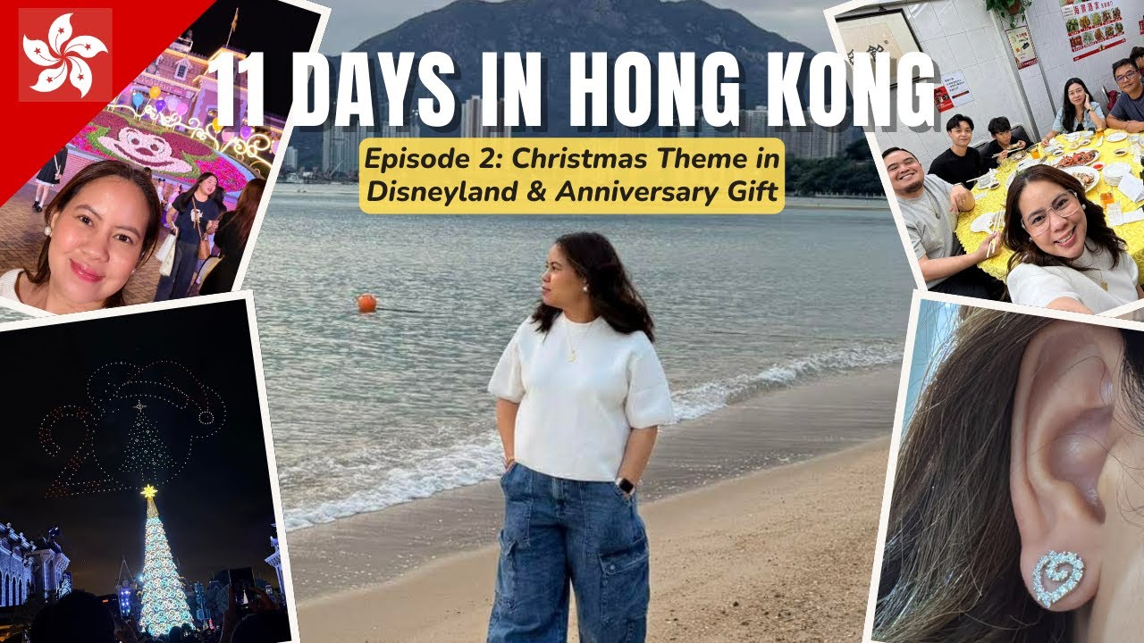 Hong Kong Vlog 2025: 11 Days in Hong Kong | Christmas Theme in Disneyland | Episode 2