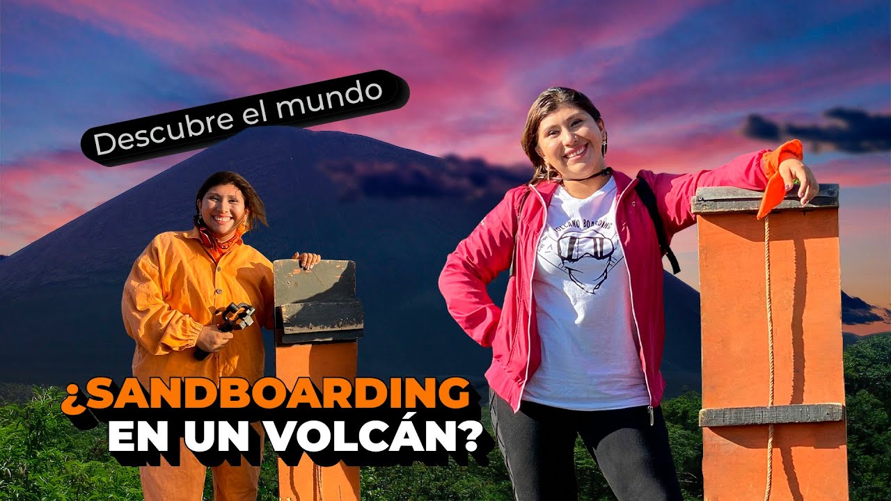 SURFEAR en un volcán  🌋 casi ÚNICO en el mundo 🌎 León 🇳🇮
