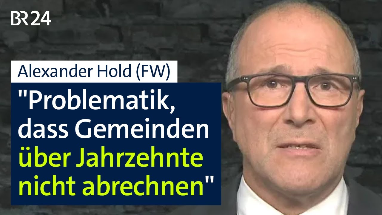 Späte Kosten für Straßenerschließung: Alexander Hold nimmt Kommunen in Pflicht | Kontrovers | BR24