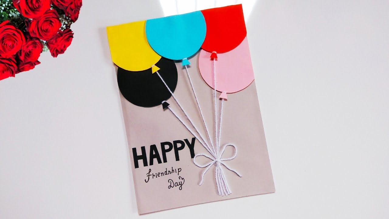Friendship day card ideas | How to make Friendship day card for best friend | Easy Friendship card