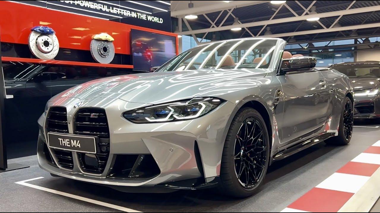 2022 BMW M4 Competition Convertible xDrive (510 hp) - Startup, SOUND, Interior and Exterior