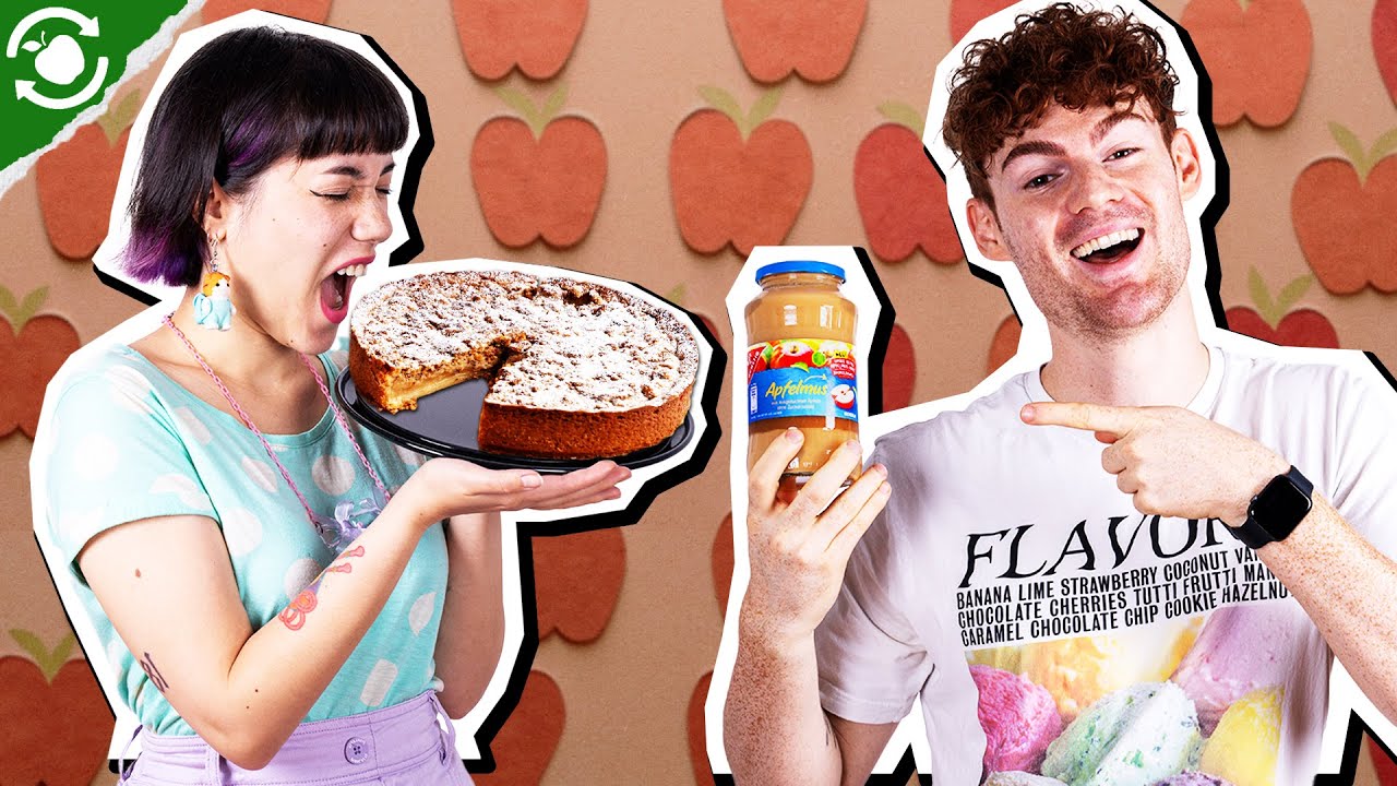 Das perfekte Resteessen: Apfelmuskuchen mit Streuseln 🥧🍎