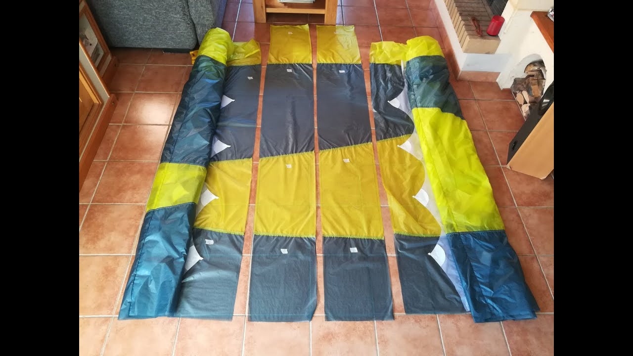 Projet couture 2021 🧵✂ : Parapente mono-surface 16 m2 -ar 5.66 - 39 panneaux pour 1,5 kg !!!