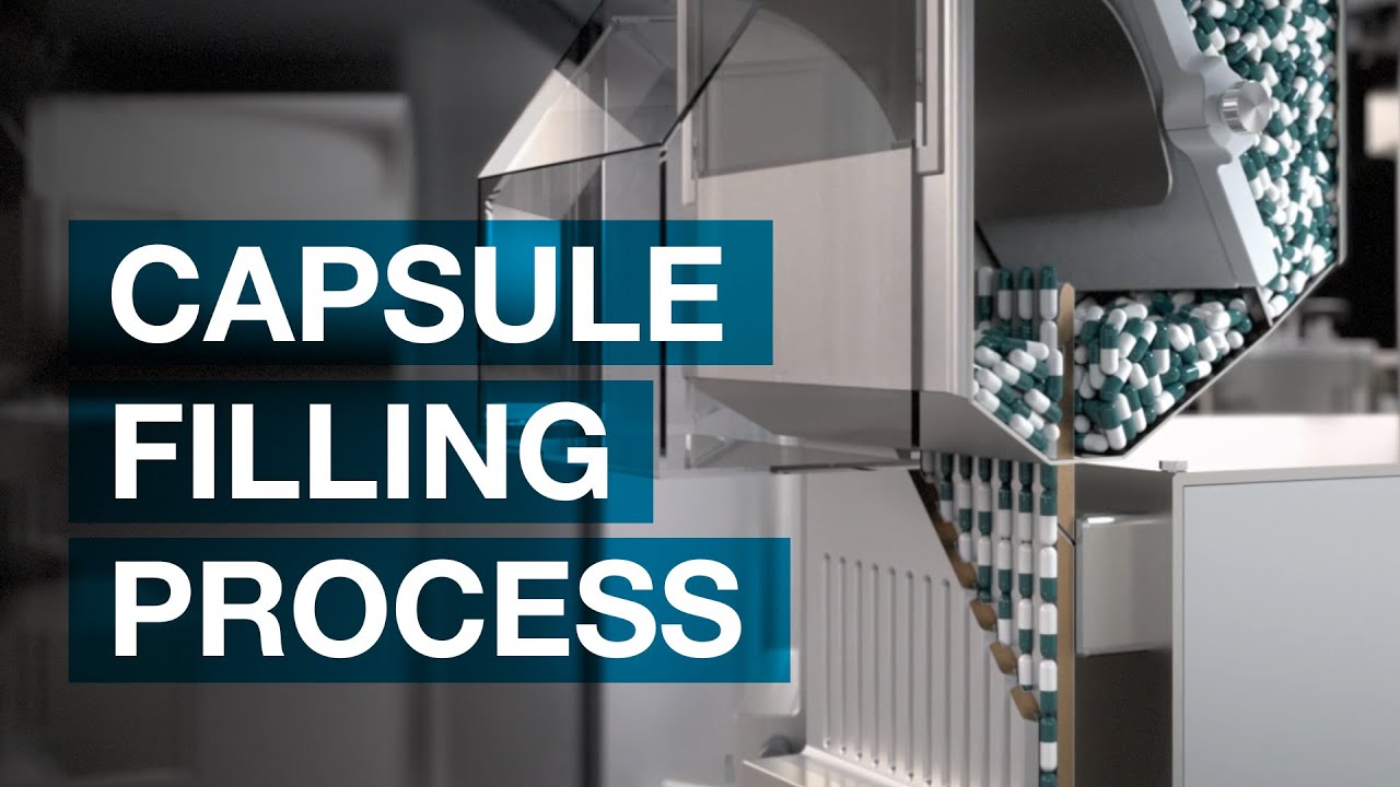 Capsule Filling Process &ndash; Operating principle &ndash; KEYZO Film and Animation