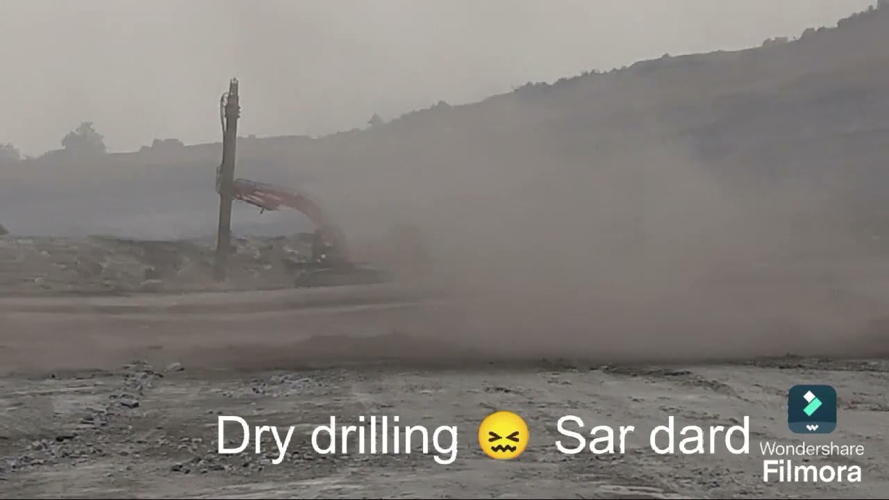 Drilling Operations in a Coal mine. 