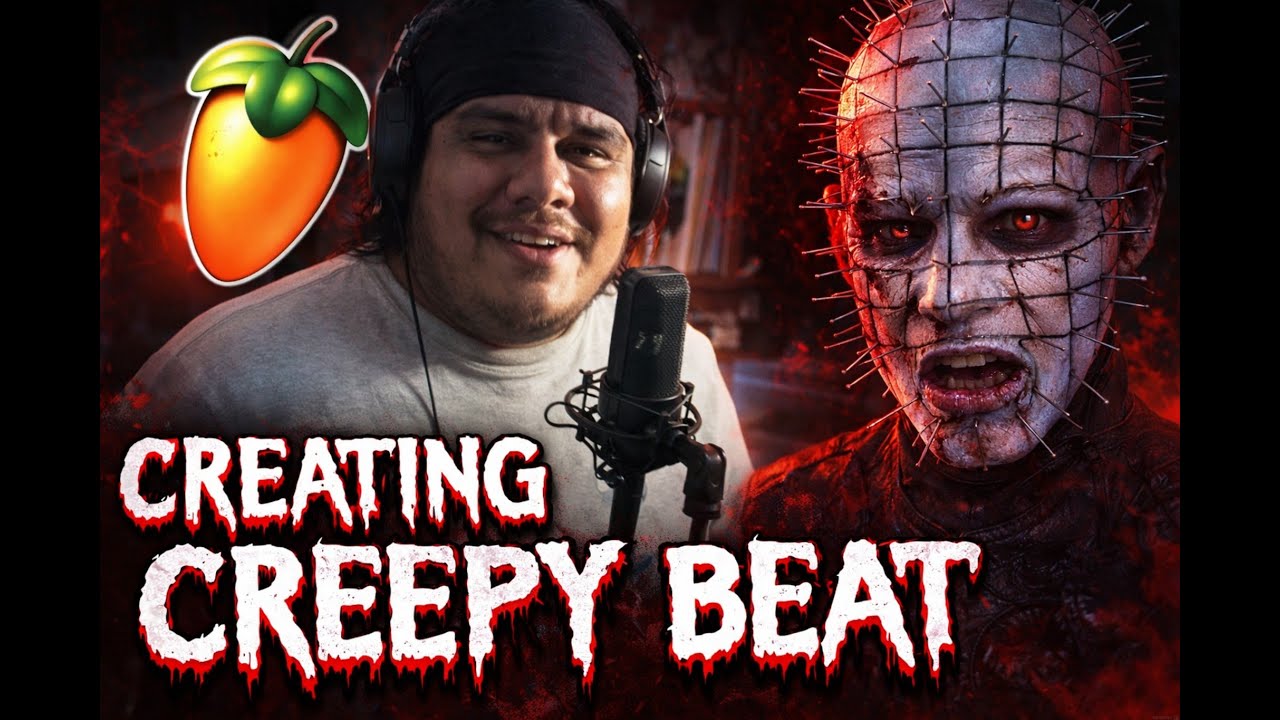I heard a creepy noise and made this beat...