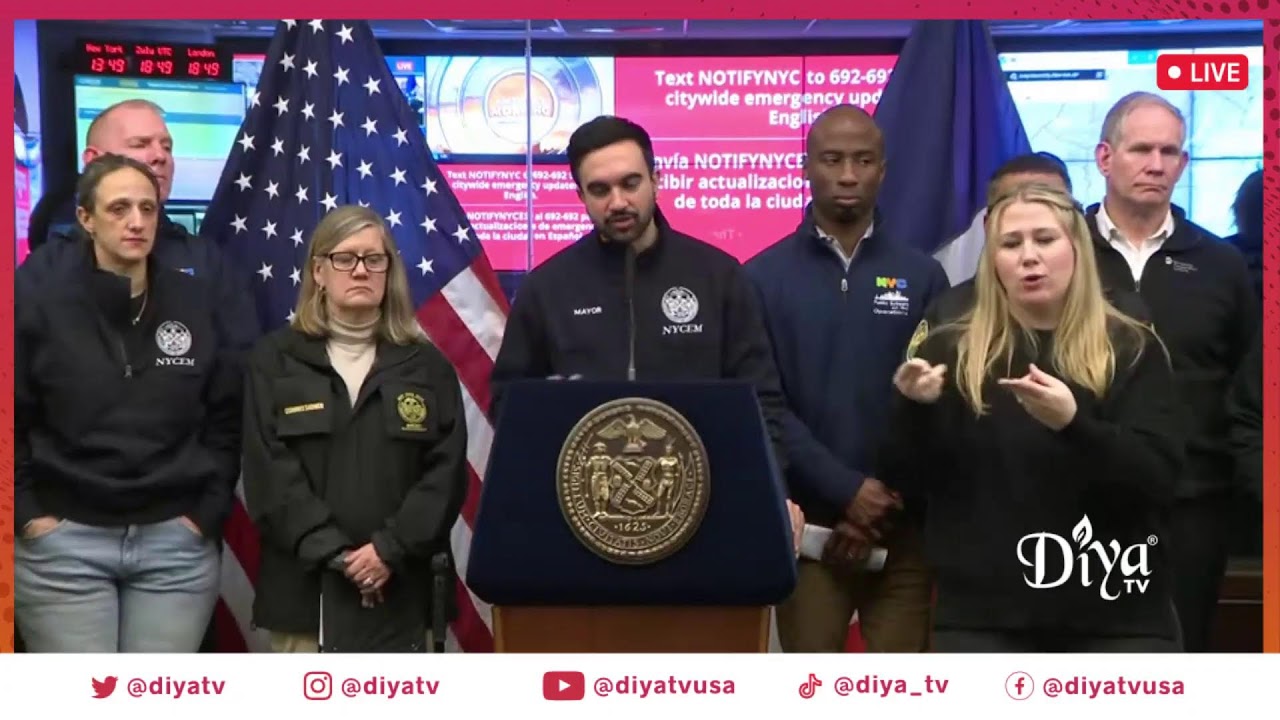 LIVE: NYC Mayor Mamdani Holds Press Conference to Provide Weather Updates