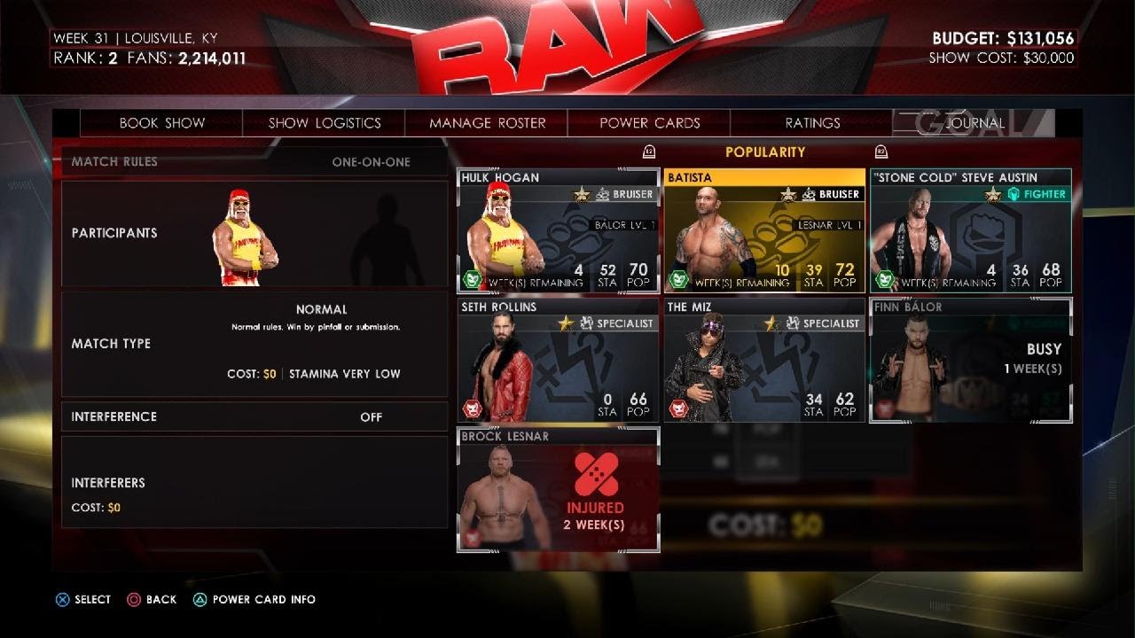 WWE 2K22 MyGm Max Ghost Vs Benery Part 4