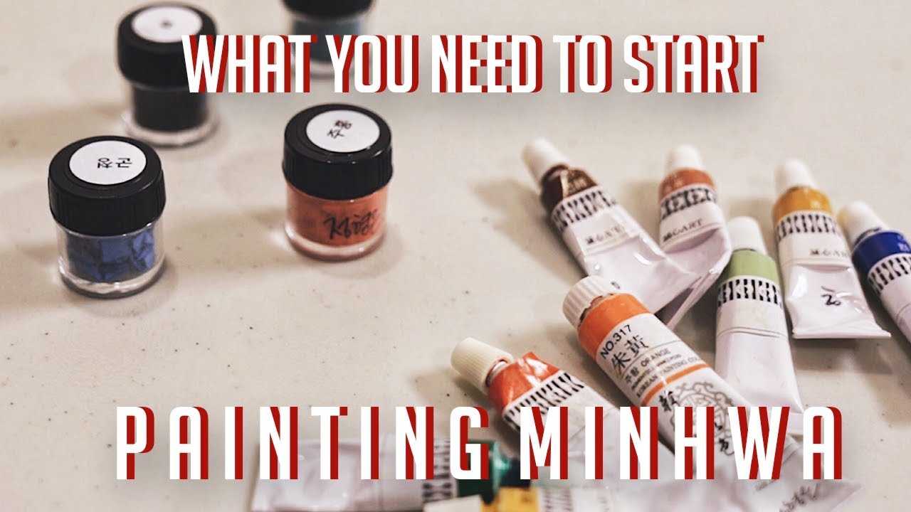 Step 0: What you need to start painting Minhwa | 민화 재료