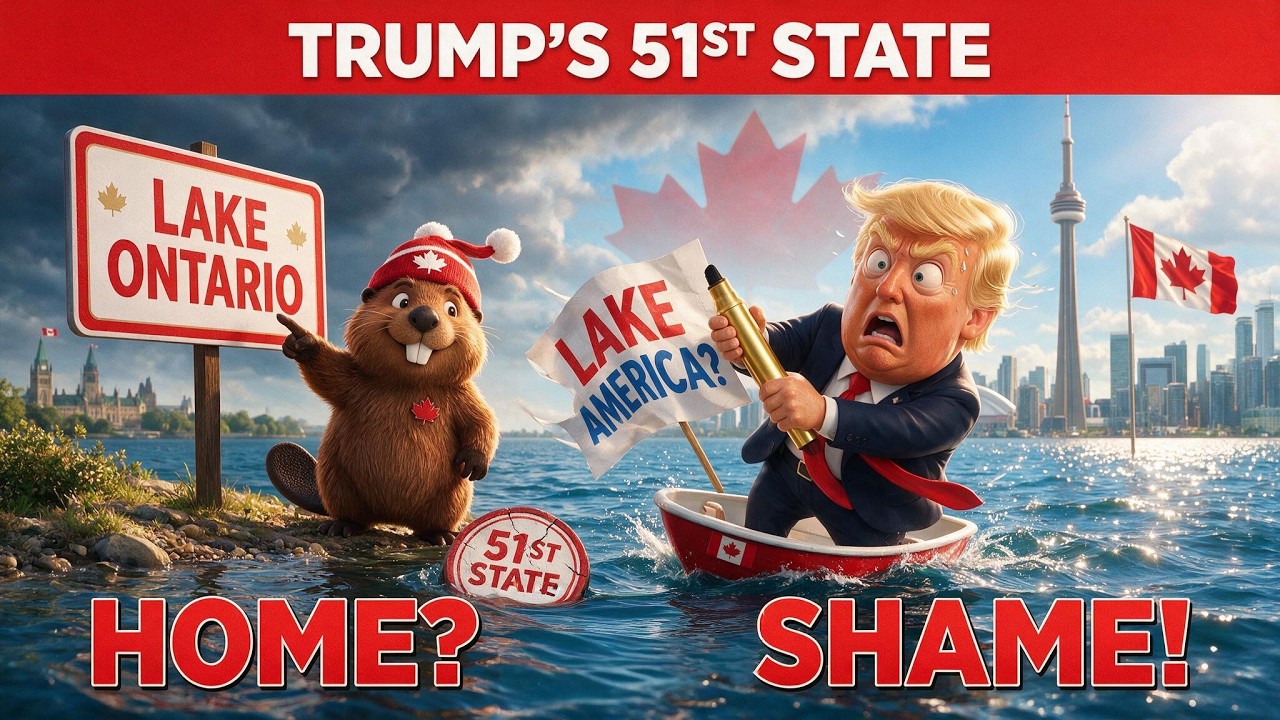 TRUMP&rsquo;S &ldquo;51ST STATE&rdquo; FAIL: Canada Says HOME? NO&mdash;SHAME! | Lake Ontario Satire Song