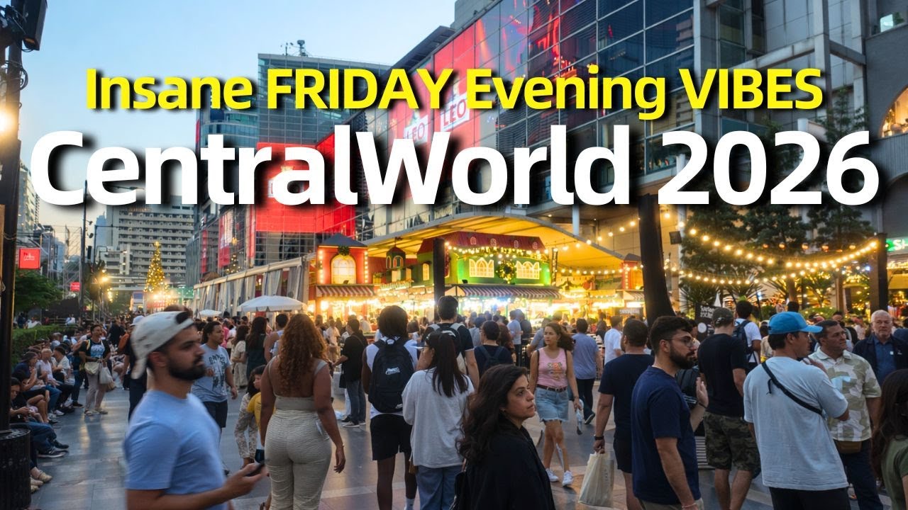 CentralWorld BANGKOK Evening Walking Tour | First Friday of 2026 | 4K HDR