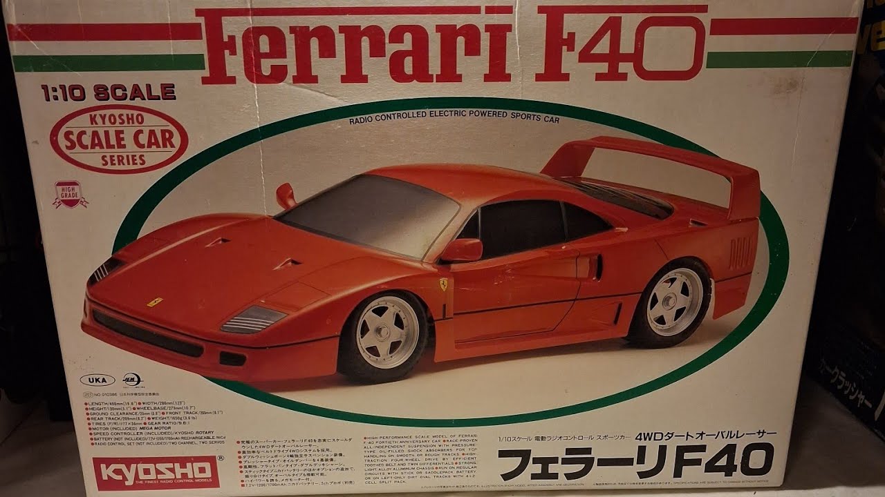 1991 Kyosho Ferrari F40 motor bracket part 5 Full Video 