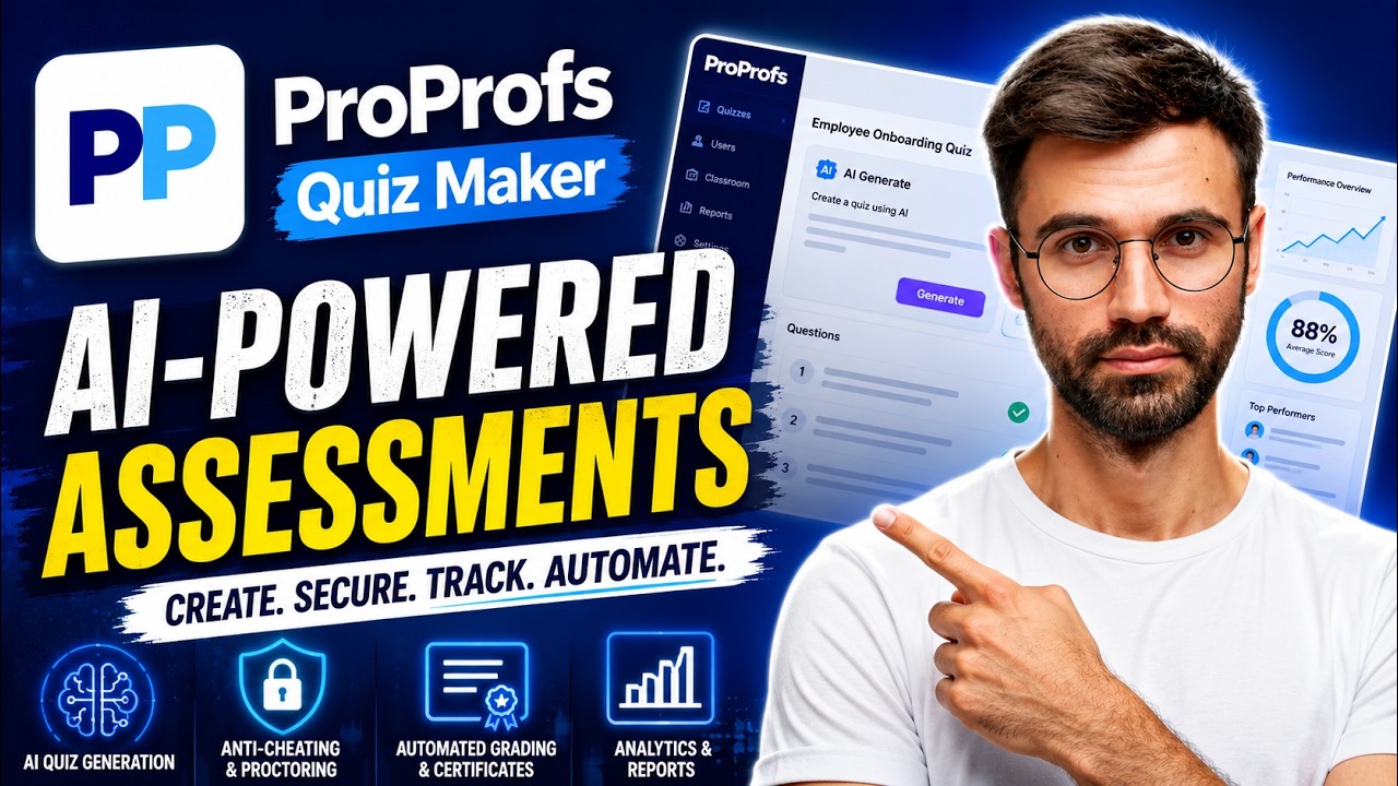 ProProfs Quiz Maker Review: Create AI-Powered Employee Training & Hiring Assessments Fast