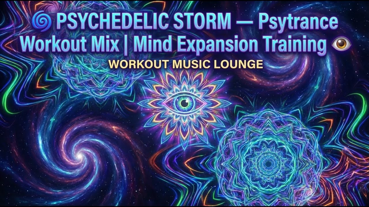 🌀 PSYCHEDELIC STORM — Psytrance Workout Mix | Mind Expansion Training 👁️