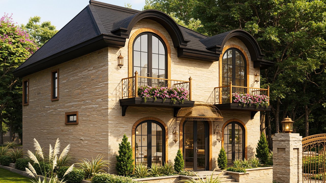 36' x 42' (11m x 13m) Absolutely Stunning House Design With Floor Layout | 4-Bedroom