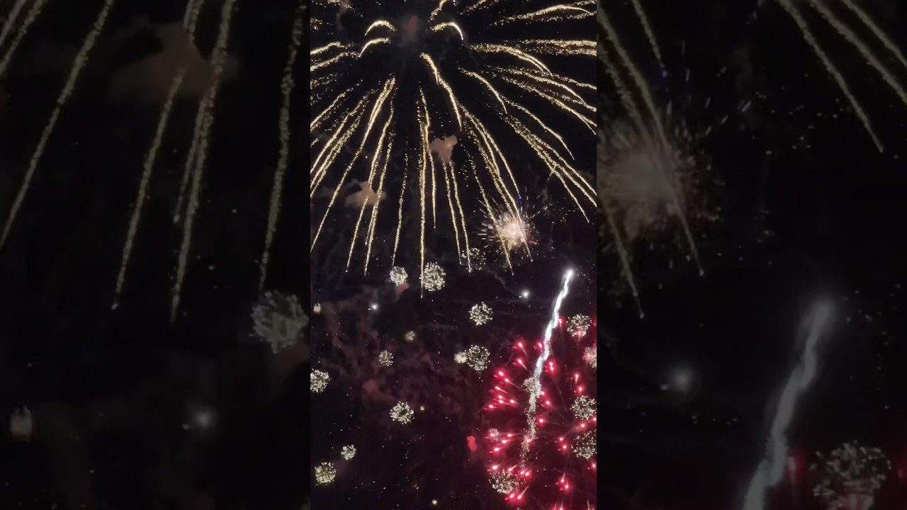 American Independence Day Drone show and Fireworks 