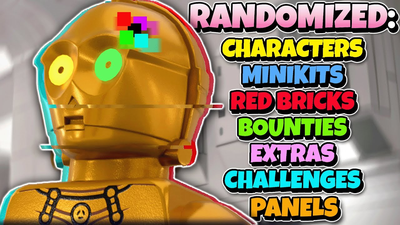 Я на 100% использую рандомайзер LEGO Star Wars... на САМОМ СЛОЖНОМ уровне сложности.