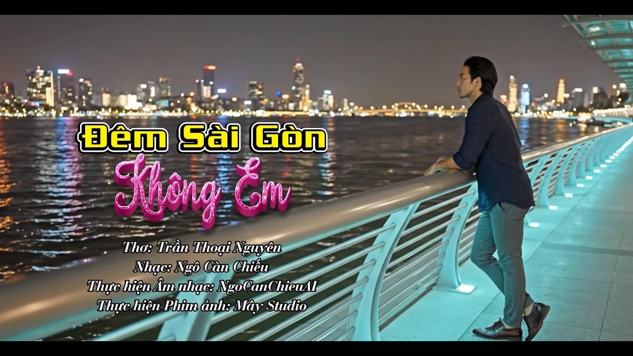 ĐÊM SÀI GÒN KHÔNG EM - Trong điệu Bossa buồn - Thơ Trần Thoại Nguyên - Nhạc Ngô Càn Chiếu